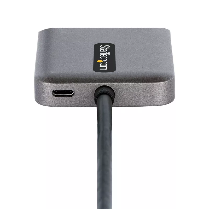 StarTech.com Hub DP para HDMI duplo MST – HDMI duplo 4K 60 Hz – Adaptador DisplayPort multi-monitor com cabo de 30 cm – Hub Multi Stream Transport DP 1.4, DSC | HBR3 – Splitter DP para HDMI