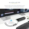 StarTech.com Hub DP para HDMI duplo MST – HDMI duplo 4K 60 Hz – Adaptador DisplayPort multi-monitor com cabo de 30 cm – Hub Multi Stream Transport DP 1.4, DSC | HBR3 – Splitter DP para HDMI