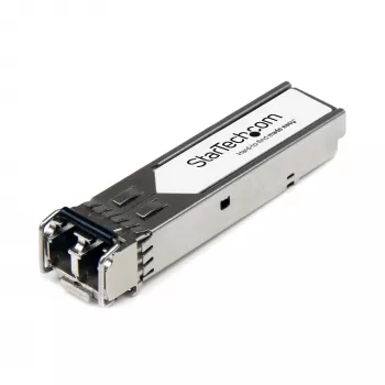 StarTech.com Módulo SFP+ compatível com Brocade 10G-SFPP-SR – 10GBASE-SR – Transceptor ótico de fibra multimodo MMF 10GbE – SFP+ Gigabit Ethernet 10GE – LC 200 m – 850 nm – DDM