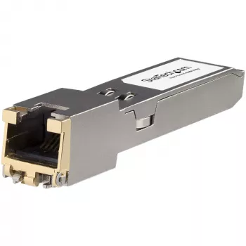 StarTech.com Módulo SFP+ compatível com HPE JL563A – 10GBASE-T – SFP para RJ45 Cat6/Cat5e – SFP+ Gigabit Ethernet 10GE – RJ-45 30 m – HPE 8320, 8325-48Y8