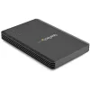 Caixa Thunderbolt 3 NVMe de 4 baías StarTech.com, para unidades SSD M.2 NVMe, 1x DisplayPort de vídeo / 2x portas TB3 downstream, 40 Gbit/s, fonte de alimentação de 72W, caixa externa para disco rígido