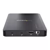 Caixa Thunderbolt 3 NVMe de 4 baías StarTech.com, para unidades SSD M.2 NVMe, 1x DisplayPort de vídeo / 2x portas TB3 downstream, 40 Gbit/s, fonte de alimentação de 72W, caixa externa para disco rígido