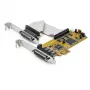StarTech.com Placa adaptadora serial RS232 PCI Express de 8 portas, placa serial PCIe RS232, UART 16C1050, controlador/placa de expansão serial DB9 low profile, proteção ESD 15 kV, apenas Windows – TAA