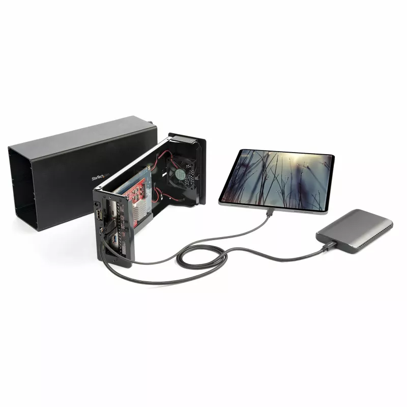 StarTech.com Placa USB PCIe de 4 portas – Placa de expansão USB PCI Express de 10 Gbit/s com 2 controladores – 2x portas USB-C e 2x USB-A (USB 3.2/3.1 Gen 2) – Placa PCIe USB/USB-C – Full Profile