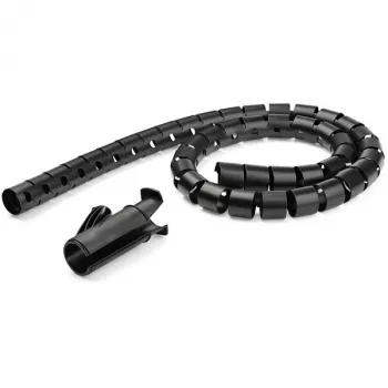 StarTech.com Manga de gestão de cabos de 2,5 m (8,2 ft.) – espiral – 45 mm de diâmetro