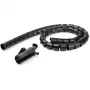 StarTech.com Manga de gestão de cabos de 2,5 m (8,2 ft.) – espiral – 45 mm de diâmetro