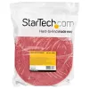 StarTech.com Rolo de fita de velcro de 30,5 m – abraçadeiras de cabos reutilizáveis cortáveis – rolo de fita industrial de fixação de cabos / envolventes têxteis ajustáveis vermelho / fitas de gestão de cabos reutilizáveis autoadesivas