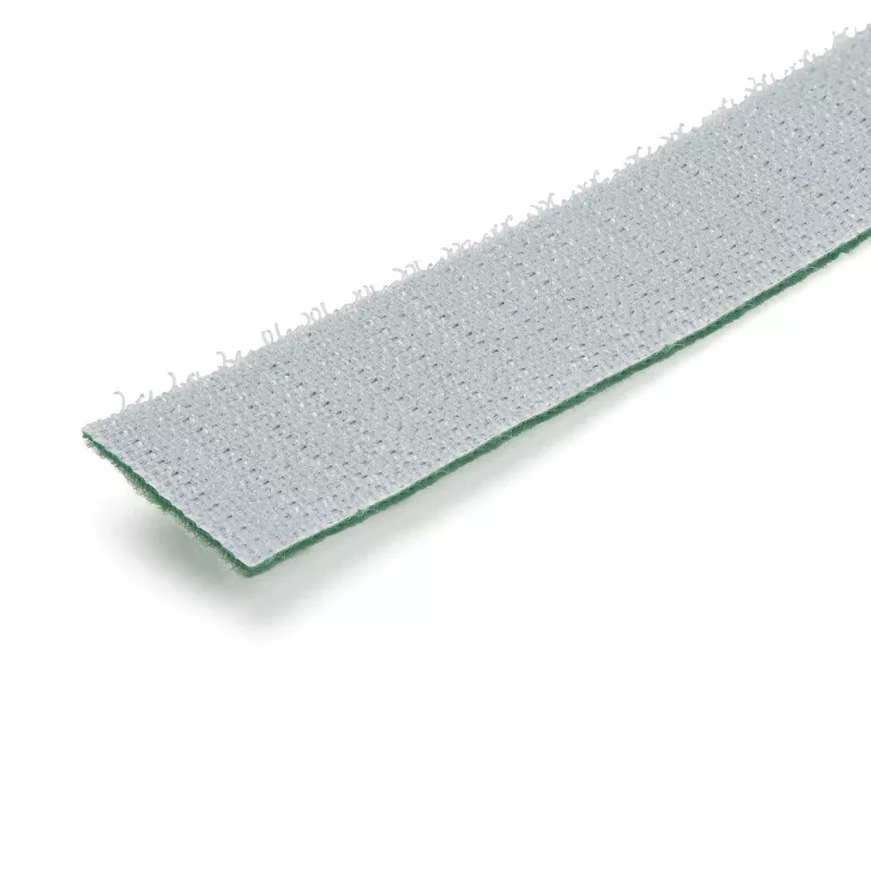 StarTech.com Rolo de fita adesiva de velcro de 7,6 m - abraçadeiras reutilizáveis cortáveis - fita industrial de fixação de cabos em rolo / revestimento têxtil ajustável, verde / abraçadeiras de gestão de cabos autoadesivas reutilizáveis