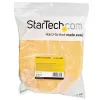 StarTech.com Rolo de fita de velcro de 30,5 m - abraçadeiras reutilizáveis cortáveis à medida - fita industrial de fixação de cabos ao metro / fitas têxteis ajustáveis amarelas / abraçadeiras de gestão de cabos autoadesivas reutilizáveis