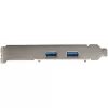 StarTech.com Placa PCIe USB de 2 portas com 10 Gbit/s por porta – Controlador anfitrião USB 3.1/3.2 Gen 2 Type-A PCI Express 3.0 x2 – Placa de expansão – Perfil completo/baixo – Windows e Linux