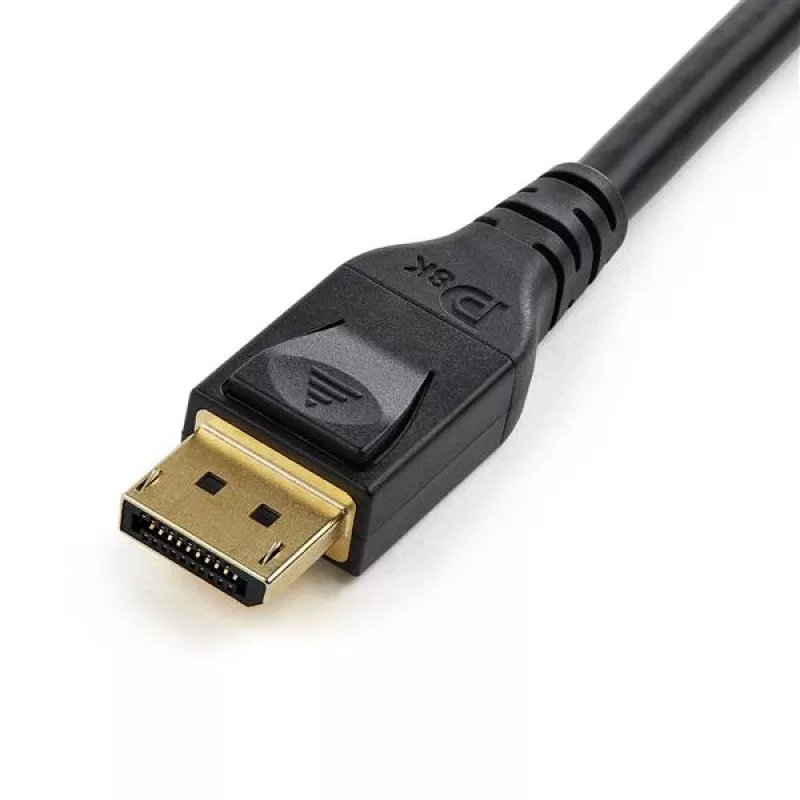 StarTech.com Cabo DisplayPort 1.4 certificado VESA de 13 pés (4 m), 8K 60Hz HBR3 HDR, cabo de monitor DisplayPort para DisplayPort UHD, cabo de vídeo DP 1.4 Ultra HD 4K 120Hz M/M conector DP
