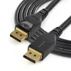 StarTech.com Cabo DisplayPort 1.4 certificado VESA de 13 pés (4 m), 8K 60Hz HBR3 HDR, cabo de monitor DisplayPort para DisplayPort UHD, cabo de vídeo DP 1.4 Ultra HD 4K 120Hz M/M conector DP