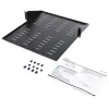 StarTech.com Prateleira para rack de servidor 2U - 2 postes - Montagem central - Ventilada