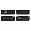 StarTech.com Extensor KVM HDMI 4K sobre fibra - Comutador KVM/extensor de consola remoto de vídeo HDMI e USB - até 984 pés/300 m (multimodo) - 2 módulos SFP+ MMF de 10G - Kit de extensão KVM (TX/RX)