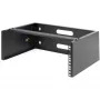 StarTech.com Rack de rede de parede 4U – 14 polegadas de profundidade (perfil baixo) – Suporte de painel de ligação de 19 polegadas para servidores e equipamentos de IT de perfil baixo, comutadores de rede – Capacidade de carga de 20 kg, preto