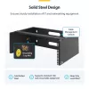 StarTech.com Rack de rede de parede 4U – 14 polegadas de profundidade (perfil baixo) – Suporte de painel de ligação de 19 polegadas para servidores e equipamentos de IT de perfil baixo, comutadores de rede – Capacidade de carga de 20 kg, preto