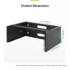 StarTech.com Rack de rede de parede 4U – 14 polegadas de profundidade (perfil baixo) – Suporte de painel de ligação de 19 polegadas para servidores e equipamentos de IT de perfil baixo, comutadores de rede – Capacidade de carga de 20 kg, preto