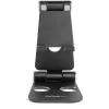 StarTech.com Suporte para telefone e tablet – Suporte universal dobrável para dispositivos móveis para smartphones e tablets – Suporte ergonómico ajustável para telemóvel com vários ângulos para secretária – Portátil – Preto