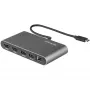 StarTech.com Mini dock Thunderbolt para monitor duplo, HDMI 4K 60Hz, hub sem drivers para Windows e Mac, Gigabit Ethernet, 1 x USB 5Gbps e 1x USB 2.0, cabo de 28 cm