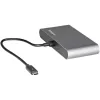 StarTech.com Mini dock Thunderbolt para monitor duplo, HDMI 4K 60Hz, hub sem drivers para Windows e Mac, Gigabit Ethernet, 1 x USB 5Gbps e 1x USB 2.0, cabo de 28 cm