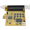 StarTech.com Placa adaptadora serial RS232 PCI Express de 8 portas, placa serial PCIe RS232, UART 16C1050, controlador/placa de expansão serial multiporta DB9, proteção ESD de 15kV, apenas Windows - TAA