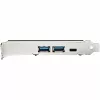 StarTech.com Placa PCIe USB de 5 portas - Placa PCIe USB 3.1 Gen 2 de 10Gbps com 1x USB-C e 2x USB-A - 1x 2 portas IDC (expansão interna de cabeçalho USB de 5Gbps) - Placa controladora PCI Express USB C