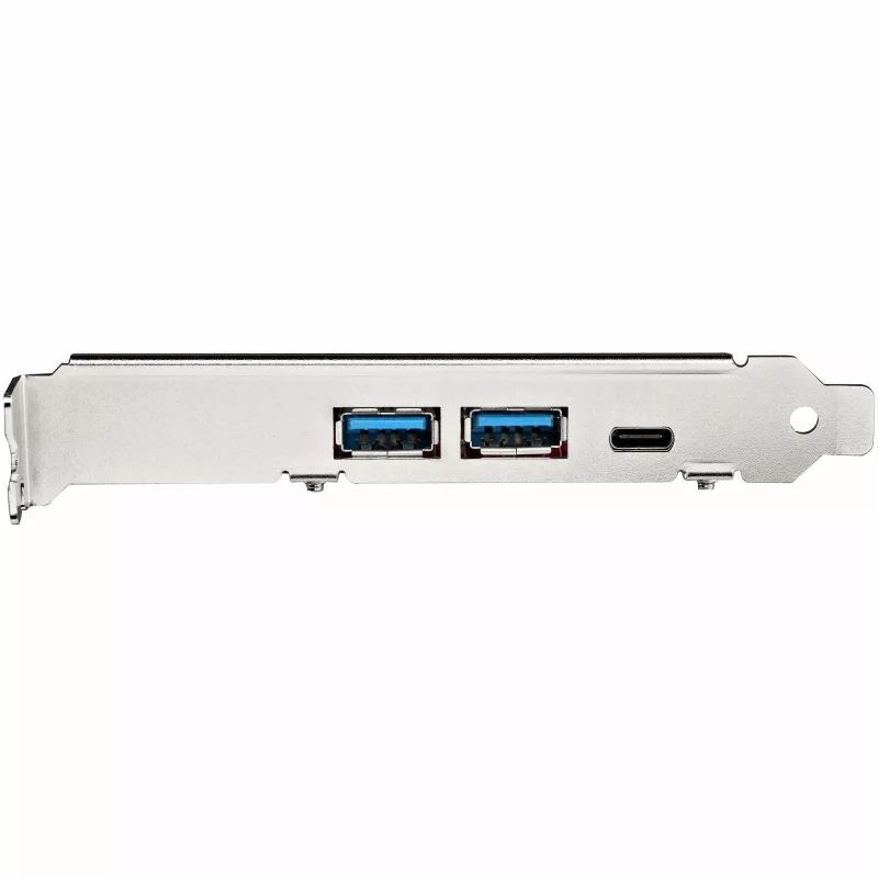 StarTech.com Placa PCIe USB de 5 portas - Placa PCIe USB 3.1 Gen 2 de 10Gbps com 1x USB-C e 2x USB-A - 1x 2 portas IDC (expansão interna de cabeçalho USB de 5Gbps) - Placa controladora PCI Express USB C