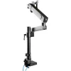 StarTech.com Braço de monitor para secretária com 2x portas USB 3.0, suporte de monitor único totalmente articulado, até 34 polegadas (17,6 lb/8 kg) ecrã VESA, montagem por grampo/ilhó, mola mecânica