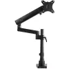 StarTech.com Braço de monitor para secretária com 2x portas USB 3.0, suporte de monitor único totalmente articulado, até 34 polegadas (17,6 lb/8 kg) ecrã VESA, montagem por grampo/ilhó, mola mecânica