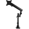 StarTech.com Braço de monitor para secretária com 2x portas USB 3.0, suporte de monitor único totalmente articulado, até 34 polegadas (17,6 lb/8 kg) ecrã VESA, montagem por grampo/ilhó, mola mecânica