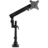 StarTech.com Braço de monitor para secretária com 2x portas USB 3.0, suporte de monitor único totalmente articulado, até 34 polegadas (17,6 lb/8 kg) ecrã VESA, montagem por grampo/ilhó, mola mecânica