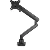 StarTech.com Braço de monitor para secretária com 2x portas USB 3.0, suporte de monitor único fino totalmente articulado, até 34 polegadas (8 kg) ecrã VESA, montagem por grampo/ilhó, mola mecânica