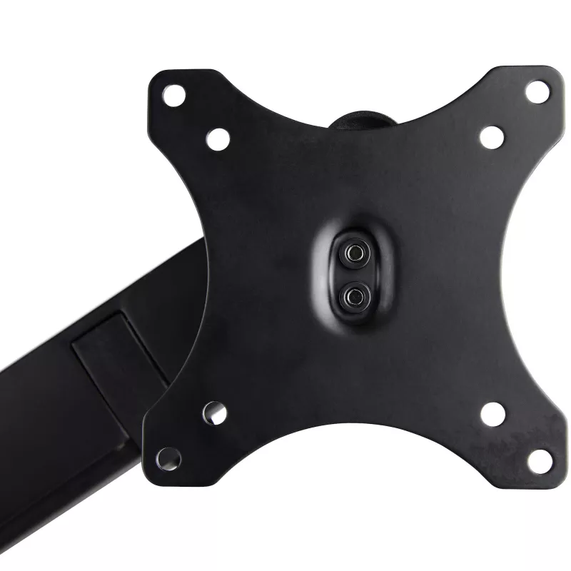 StarTech.com Braço de monitor para secretária com 2x portas USB 3.0, suporte de monitor único fino totalmente articulado, até 34 polegadas (8 kg) ecrã VESA, montagem por grampo/ilhó, mola mecânica