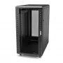 StarTech.com Armário de rack de servidor 32U de 4 postes, armário de rack de dados de 19 polegadas com fecho para equipamento de informática/AV/IT, rack de rede de escritório/casa com rodas e calhas de montagem ajustáveis