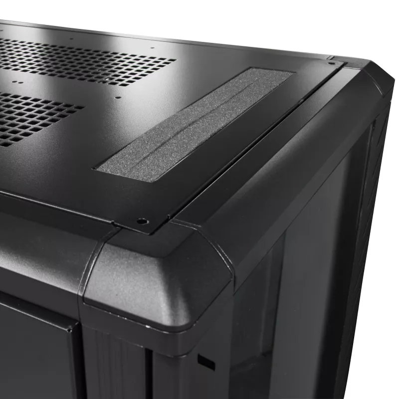 StarTech.com Armário de rack de servidor 32U de 4 postes, armário de rack de dados de 19 polegadas com fecho para equipamento de informática/AV/IT, rack de rede de escritório/casa com rodas e calhas de montagem ajustáveis