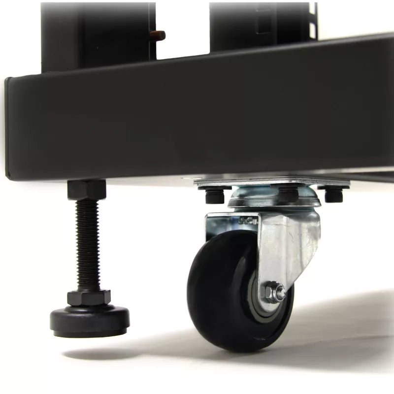 StarTech.com Armário de rack de servidor 32U de 4 postes, armário de rack de dados de 19 polegadas com fecho para equipamento de informática/AV/IT, rack de rede de escritório/casa com rodas e calhas de montagem ajustáveis