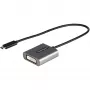 StarTech.com Adaptador USB-C para DVI – Dongle adaptador USB-C para DVI-D 1920x1200p – USB Type-C para monitor/ecrã DVI – Conversor de vídeo – Compatível com Thunderbolt 3 – Cabo fixo de 12 polegadas – Versão atualizada do CDP2DVI