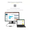 StarTech.com Adaptador USB-C para DVI – Dongle adaptador USB-C para DVI-D 1920x1200p – USB Type-C para monitor/ecrã DVI – Conversor de vídeo – Compatível com Thunderbolt 3 – Cabo fixo de 12 polegadas – Versão atualizada do CDP2DVI