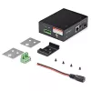 StarTech.com Conversor de média industrial PoE+ de fibra ótica para Ethernet 60W – SFP para RJ45 – Fibra monomodo/multimodo para Ethernet Gigabit de cobre – Tamanho compacto – IP30/ -40 a +75 °C