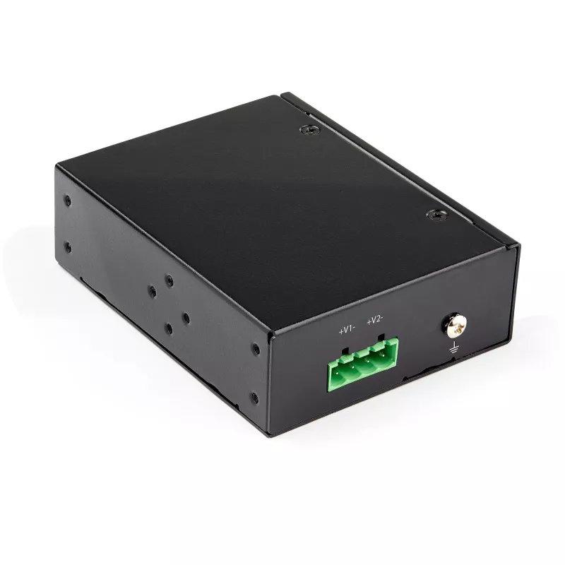 StarTech.com Splitter PoE industrial Gigabit - Splitter Power over Ethernet PoE+++ de alta velocidade de 90W - Splitter DC de 12-48V 802.3bt - Adaptador LAN/RJ45 Ultra PoE para DC - -40C a +75C