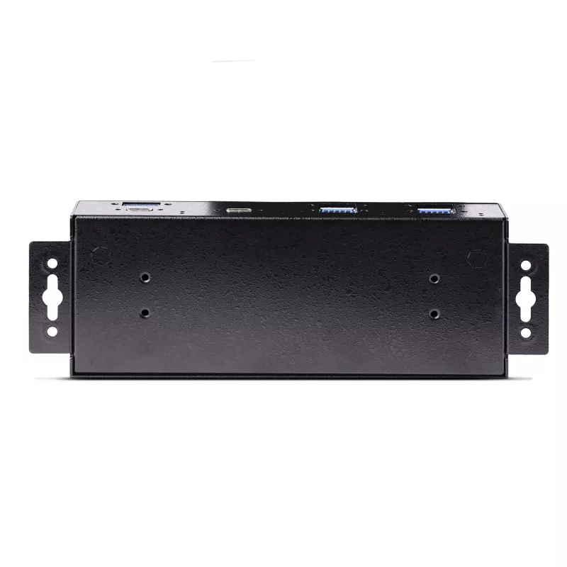 StarTech.com Hub USB industrial de 7 portas 10Gbps com fonte de alimentação, metal, montável, 5x USB-A e 2x portas downstream USB-C, proteção ESD, hub USB alimentado, TAA