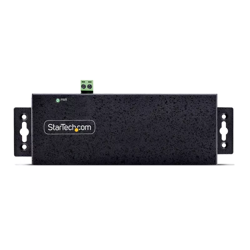 StarTech.com Hub USB industrial de 7 portas 10Gbps com fonte de alimentação, metal, montável, 5x USB-A e 2x portas downstream USB-C, proteção ESD, hub USB alimentado, TAA