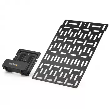 StarTech.com Suporte universal para acessórios de TV – Suporte ajustável para TV e parede – Media player/router/modem/comutadores AV e extensores/Apple TV – Suporte oculto para caixa de cabos atrás da TV – 5 kg