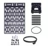 StarTech.com Suporte universal para acessórios de TV – Suporte ajustável para TV e parede – Media player/router/modem/comutadores AV e extensores/Apple TV – Suporte oculto para caixa de cabos atrás da TV – 5 kg