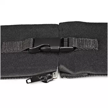 StarTech.com Manga de gestão de cabos de neoprene de 40 polegadas (1m) com fecho e fivela – Diâmetro de 1,2 polegadas (3cm) – Cobertura/gestor de cabos de alimentação/rede/AV de computador/PC – Manga organizadora de cabos flexível – Preto
