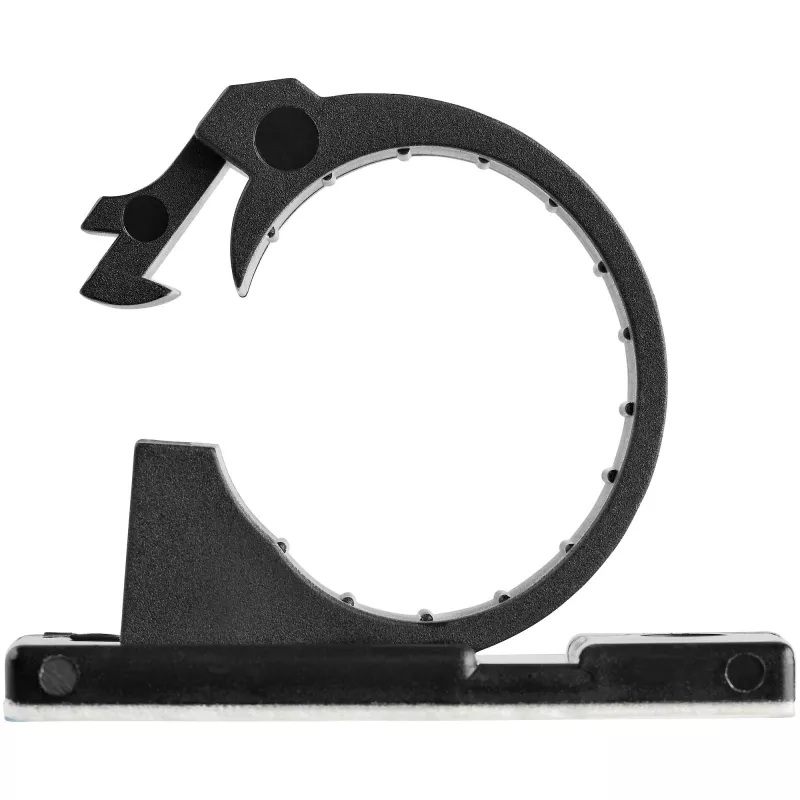 StarTech.com 100 clipes de gestão de cabos autoadesivos pretos – Organizador de cabos de rede/Ethernet/secretária de computador – Suportes adesivos para cabos/linhas – Clipe autoadesivo de nylon resistente ao fogo UL/94V-2