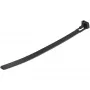 StarTech.com Abraçadeiras reutilizáveis de 15 cm – 7 mm de largura, 35 mm de diâmetro de feixe, 22 kg de resistência à tração, abraçadeiras de nylon removíveis, interior/exterior, 94V-2/UL listado, pack de 100 – preto