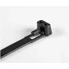 StarTech.com Abraçadeiras reutilizáveis de 20 cm – 7 mm de largura, 50 mm de diâmetro de feixe, 22 kg de resistência à tração, abraçadeiras de nylon removíveis, interior/exterior, UL94 V-2 listado, pack de 100 – preto