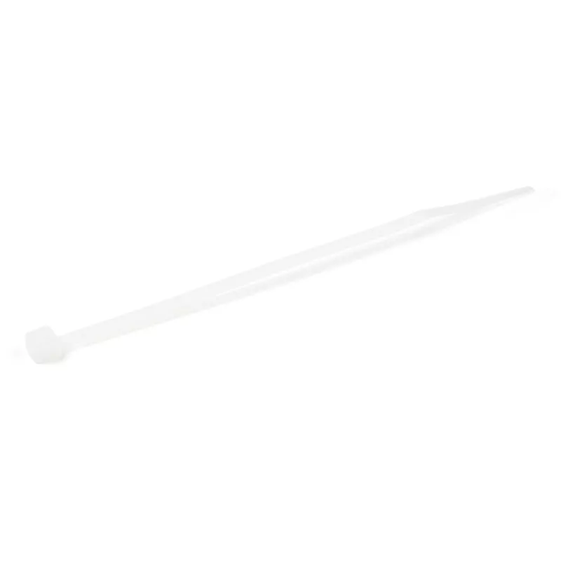StarTech.com Abraçadeiras de 4 polegadas (10 cm) – 1,6 mm de largura, 22 mm de diâmetro de feixe, 8 kg de resistência à tração, abraçadeiras de nylon autoajustáveis com ponta curvada – 94V-2/UL listado, pack de 1000 – branco