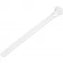 StarTech.com Abraçadeiras reutilizáveis de 12 cm – 7 mm de largura, 30 mm de diâmetro de feixe, 22 kg de resistência à tração, abraçadeiras de nylon removíveis, interior/exterior, 94V-2/UL listado, pack de 100 – branco